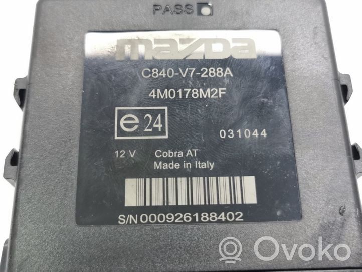 Mazda CX-7 Centralina/modulo sensori di parcheggio PDC C840V7288A