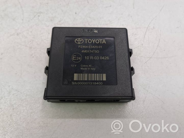 Toyota Auris E180 Centralina/modulo sensori di parcheggio PDC PZ464E542001