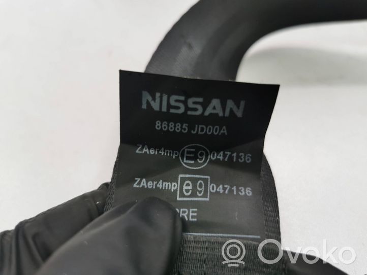 Nissan Qashqai Etuistuimen turvavyö 86885JD00A