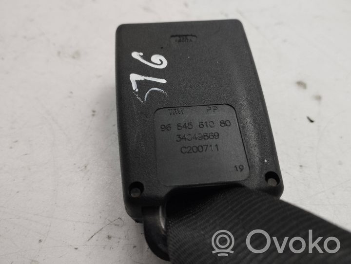 Citroen DS3 Rear seatbelt buckle 9684561080