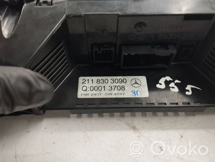 Mercedes-Benz E W211 Ilmastoinnin ohjainlaite 2118303090