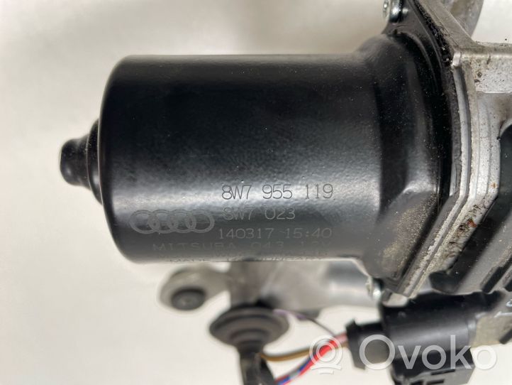 Audi A5 Etupyyhkimen vivusto ja moottori 8W7955119