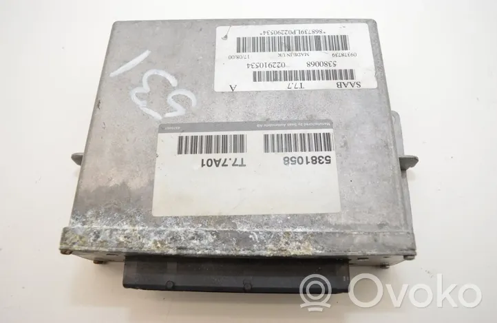 Saab 9-3 Ver1 Moottorin ohjainlaite/moduuli 022910534