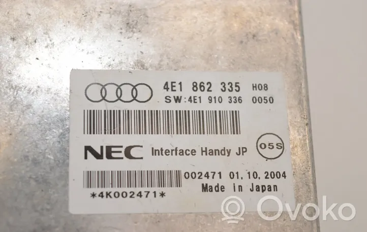 Audi A6 S6 C6 4F Phone control unit/module 4K002471