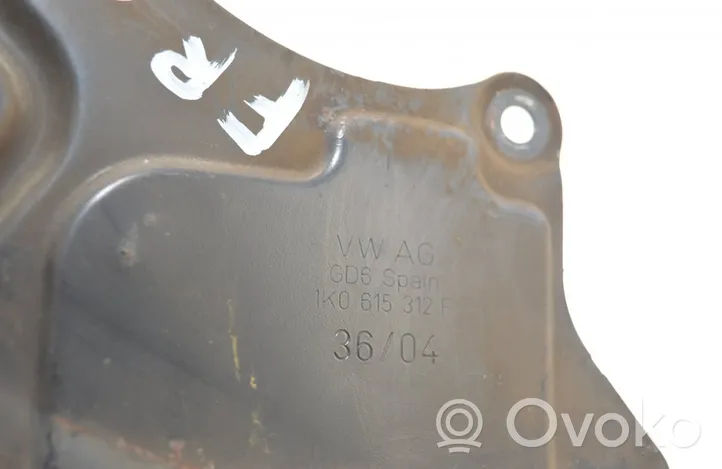 Audi A3 S3 8P Front brake disc dust cover plate 1K0615312F