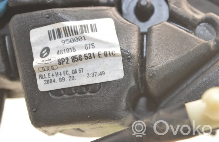 Audi A3 S3 8P Elektryczne lusterko boczne drzwi przednich 8P2858531E