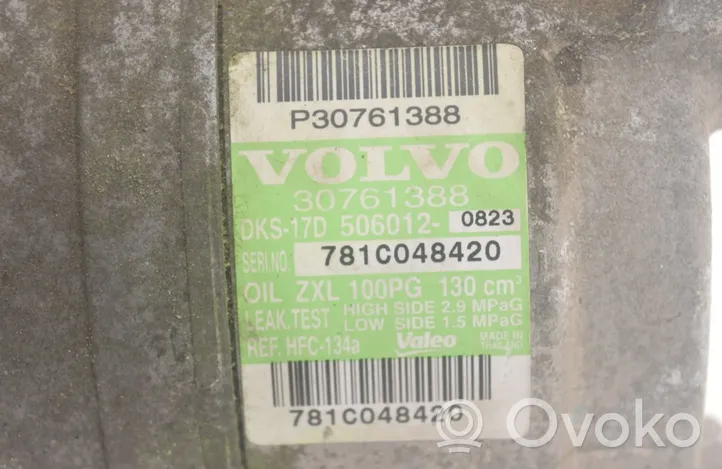 Volvo XC70 Kompresor / Sprężarka klimatyzacji A/C P30761388