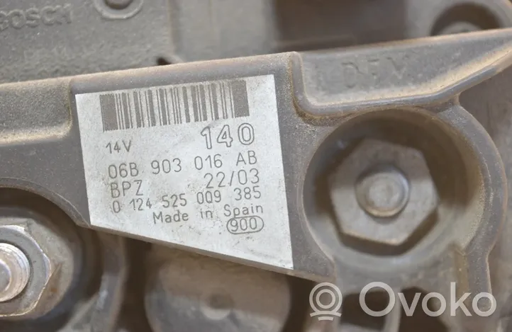 Audi A4 S4 B6 8E 8H Generatore/alternatore 0124525009