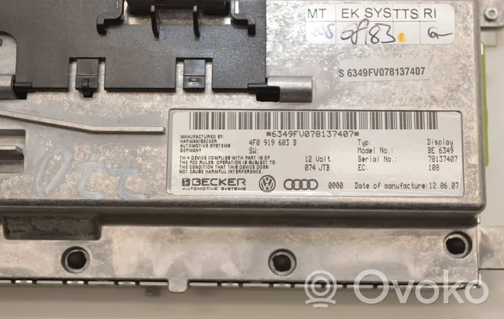 Audi Q7 4L Monitori/näyttö/pieni näyttö BE6349