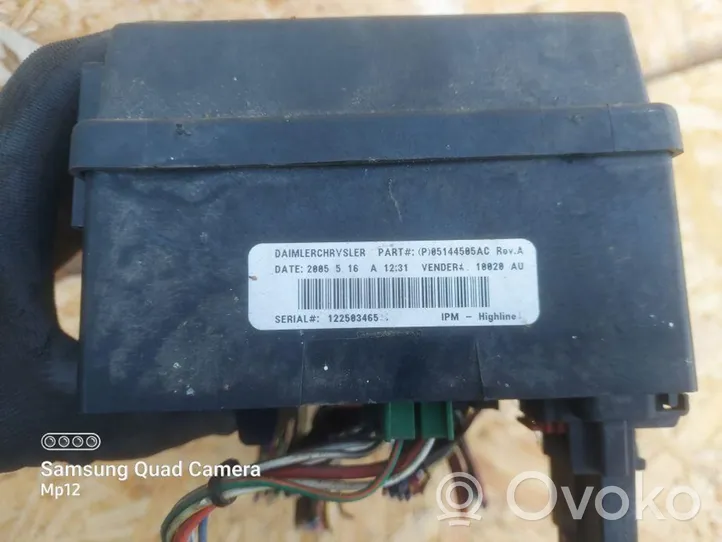 Chrysler Grand Voyager IV Unité de commande, module ECU de moteur 05144579AC