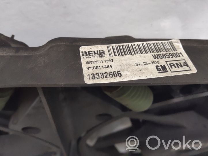 Opel Meriva B Elektrinis radiatorių ventiliatorius 13332666