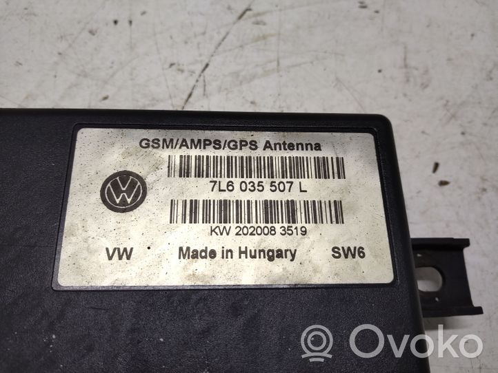 Volkswagen Touareg I GPS-navigaation ohjainlaite/moduuli 7L6035507L