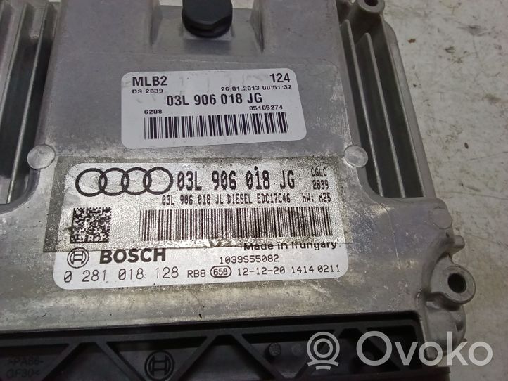Audi A5 Sportback 8TA Sterownik / Moduł ECU 03L906018JG