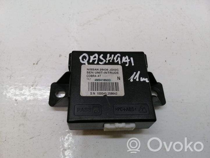 Nissan Qashqai+2 Centralina/modulo allarme 28436JD02C