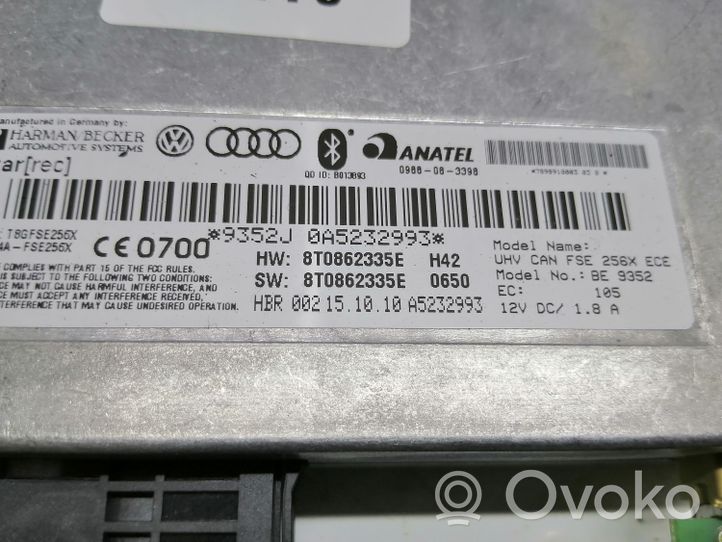 Audi A5 Sportback 8TA Bluetooth modulis 8T0862335E