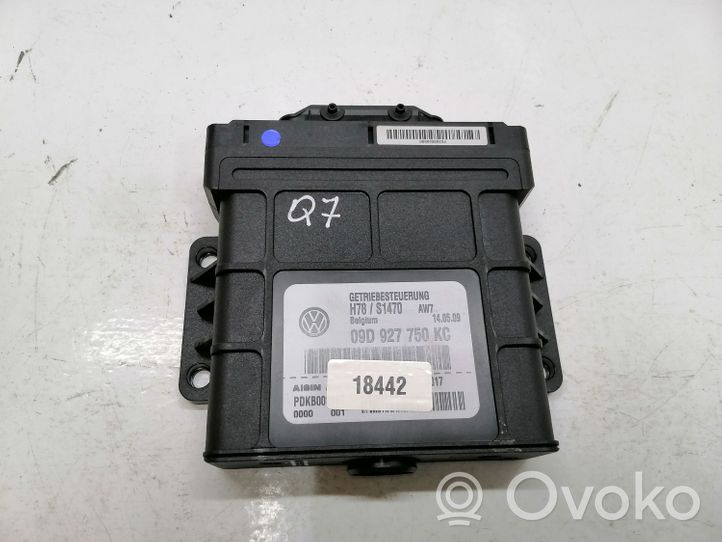 Audi Q7 4L Module de contrôle de boîte de vitesses ECU 09D927750KC