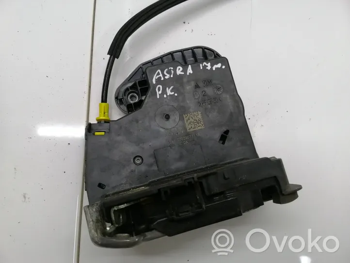 Opel Astra K Zamek drzwi przednich 13597527