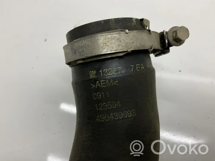 Opel Meriva B Tube d'admission de tuyau de refroidisseur intermédiaire 13267227EA