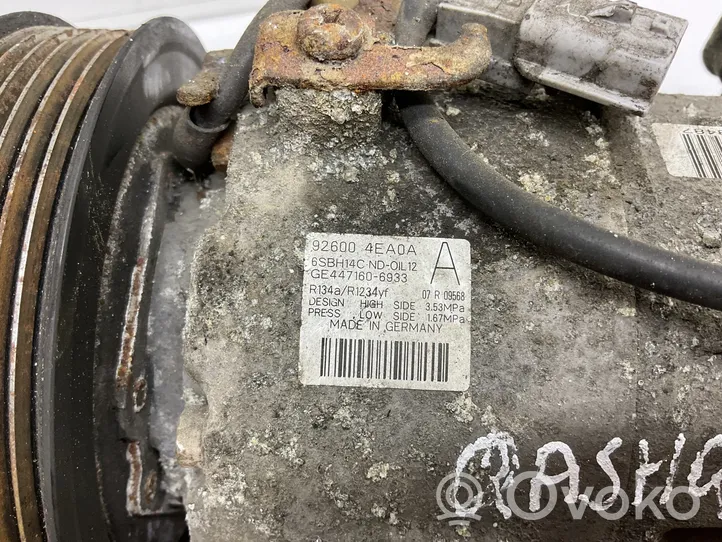 Nissan Qashqai Compressore aria condizionata (A/C) (pompa) 926004EA0A