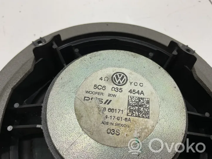 Volkswagen Jetta VI Głośnik drzwi tylnych 5C6035454A