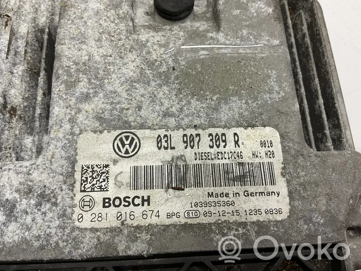 Volkswagen Golf VI Unidad de control/módulo del motor 03L907309R