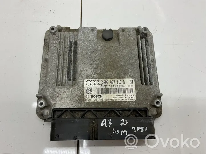 Audi A3 S3 8P Sterownik / Moduł ECU 8P7907115B