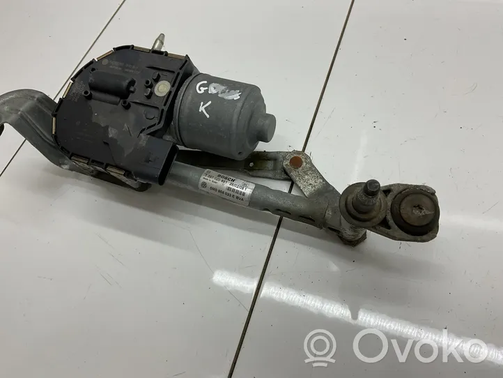 Volkswagen Golf Plus Front wiper linkage and motor 5M0955023E