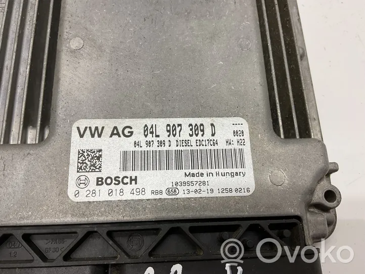 Audi A3 S3 8V Unidad de control/módulo del motor 04L907309D