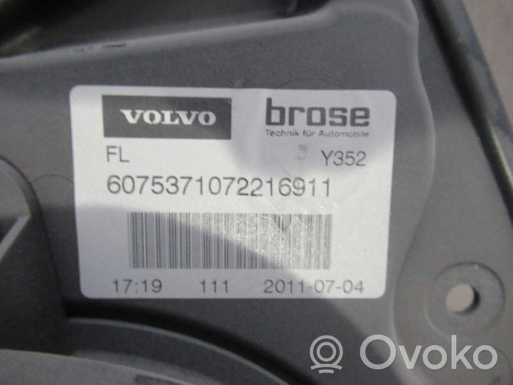 Volvo V60 Meccanismo di sollevamento del finestrino anteriore senza motorino 30784310