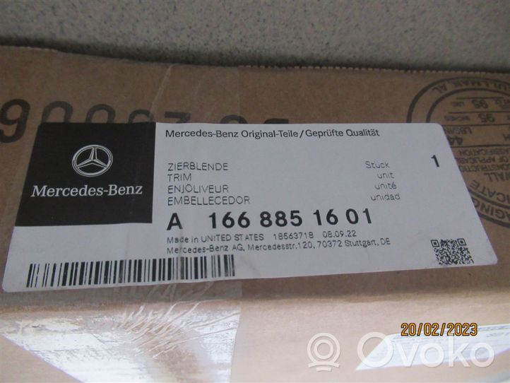 Mercedes-Benz ML W166 Modanatura della barra di rivestimento del paraurti anteriore 