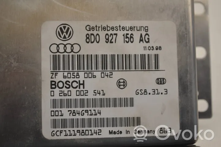 Audi A4 S4 B5 8D Vaihdelaatikon ohjainlaite/moduuli 8D0927156AG