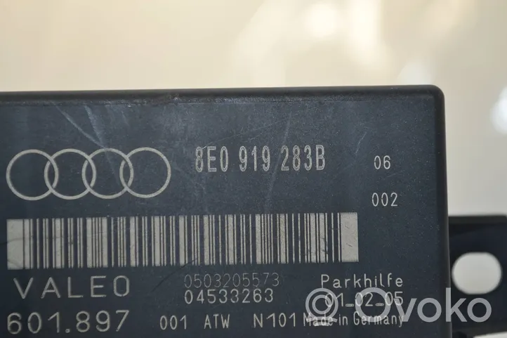 Audi A4 S4 B7 8E 8H Unidad de control/módulo PDC de aparcamiento 8E0919283B