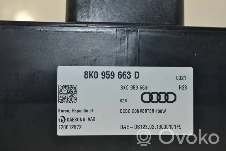 Audi A6 S6 C7 4G Muut ohjainlaitteet/moduulit 8K0959663D
