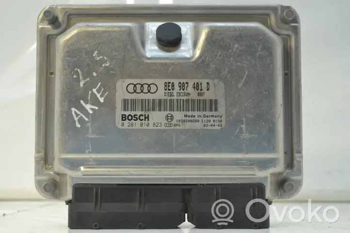 Audi A6 S6 C5 4B Dzinēja vadības bloks 8E0907401D