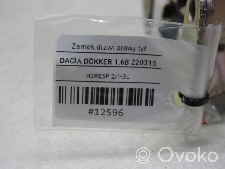 Dacia Dokker Liukuoven lukko 