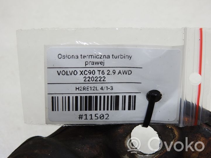 Volvo XC90 Pakokaasulämmön lämpökilpi 8631721