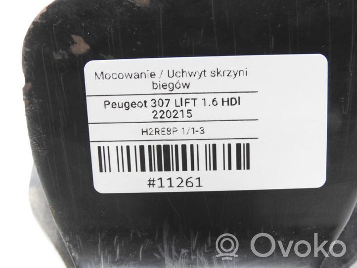 Peugeot 307 Support de boîte de vitesses 96580419