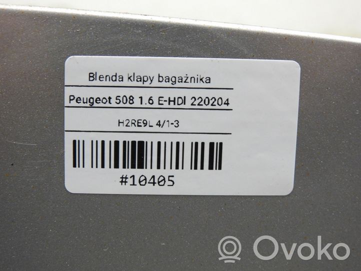 Peugeot 508 Takaluukun rekisterikilven valon palkki 9670813480