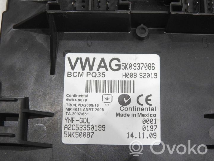 Volkswagen Golf VI Komputer / Sterownik ECU i komplet kluczy 03C906027G