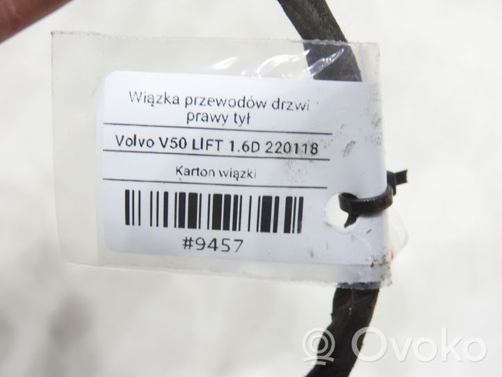 Volvo V50 Rear door wiring loom 30786442-AB