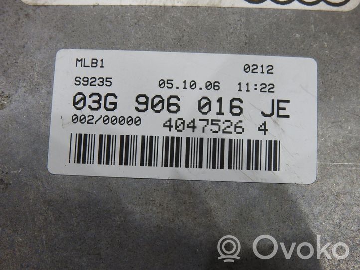 Audi A4 S4 B7 8E 8H Komputer / Sterownik ECU i komplet kluczy 03G906016JE