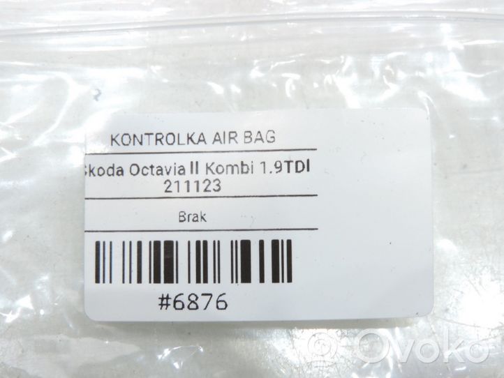 Skoda Octavia Mk2 (1Z) Interrupteur commutateur airbag passager 1Z0919235B