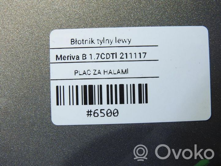 Opel Meriva B Ćwiartka tylna 