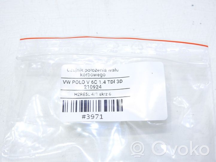 Volkswagen Polo V 6R Sensor de posición del cigüeñal 04L906433B