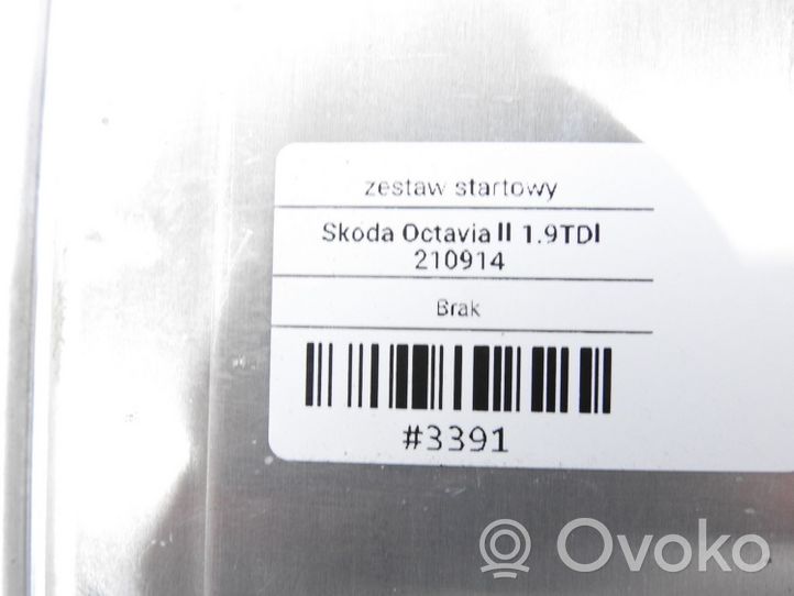 Skoda Octavia Mk2 (1Z) Komputer / Sterownik ECU i komplet kluczy 03G906021LB