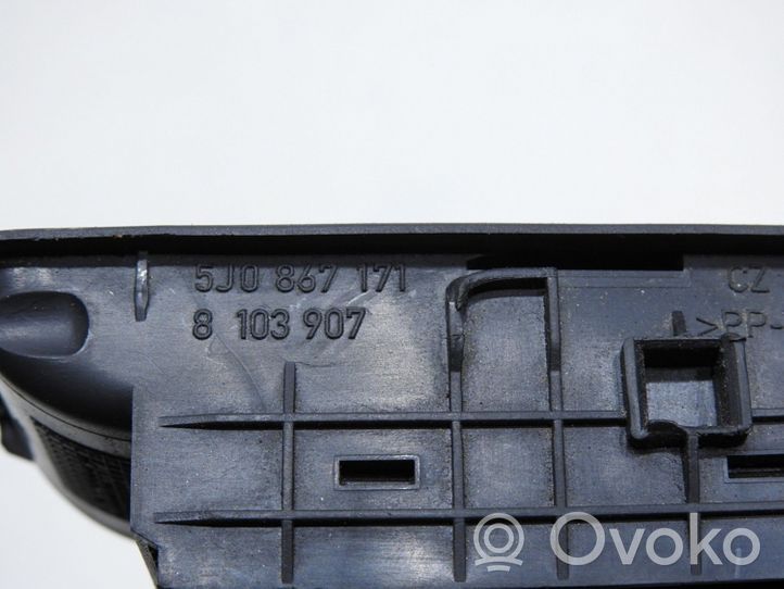 Skoda Fabia Mk2 (5J) Przełącznik / Przycisk otwierania szyb 5J0867171
