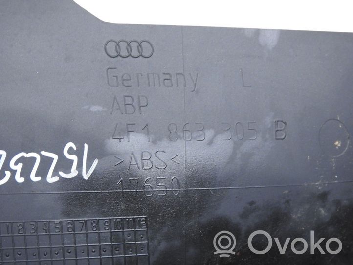 Audi A6 S6 C6 4F Osłona boczna tunelu środkowego 