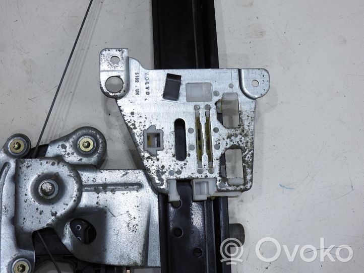 Volvo V70 Rear window lifting mechanism without motor 