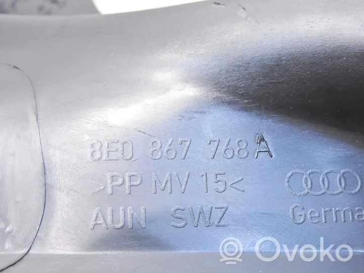 Audi A4 S4 B7 8E 8H Rivestimento del sottoporta delle minigonne laterali 8E0867768A