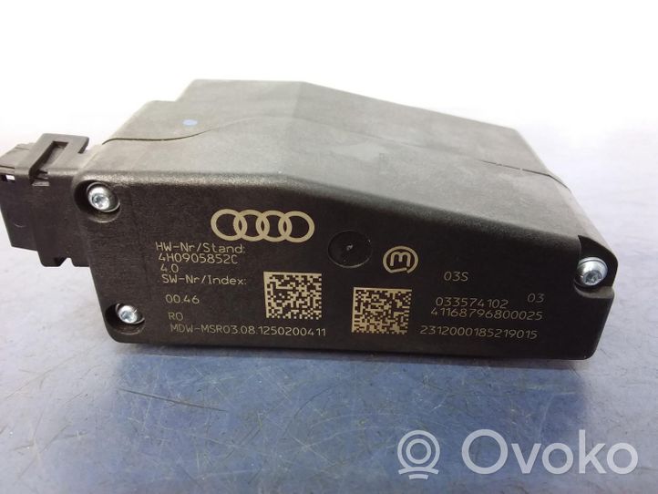 Audi A6 Allroad C7 Verrouillage de commutateur d'allumage 4H0905852C